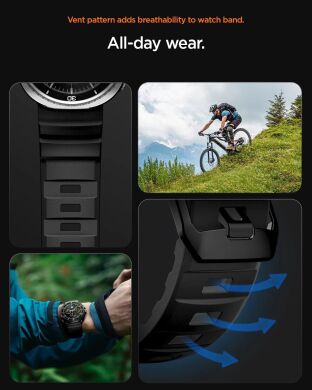 Ремешок Spigen WBS2 Band для Samsung Galaxy Watch 8 (40/44mm) / 8 Classic (AMP10151) - Black