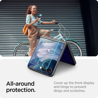 Комплект защитных стекол Spigen (SGP) GLAS.tR EZ Fit Sensor Protected для Samsung Galaxy Flip 7 (AGL09585)