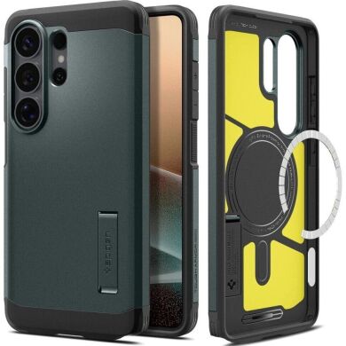 Захисний чохол Spigen Tough Armor (MagFit) для Samsung Galaxy S26 Ultra (S948) ACS10686 - Abyss Green