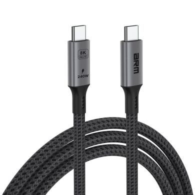Кабель ArmorStandart Type-C to Type-C 240W (1m) - Black
