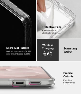 Защитный чехол Ringke Fusion для Samsung Galaxy S25 Edge (S937) 8800293854272 - Clear
