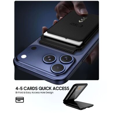 Кардхолдер Tech-Protect MagWallet Carbon Cover - Black