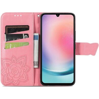 Чохол UniCase Butterfly Pattern для Samsung Galaxy A25 (A256) - Pink