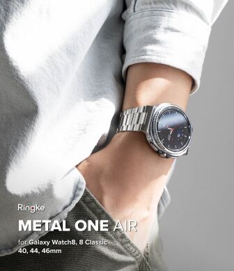 Ремінець Ringke Metal One Air для Samsung Galaxy Watch 8 (40/44mm) / 8 Classic 8800328813786 - Silver