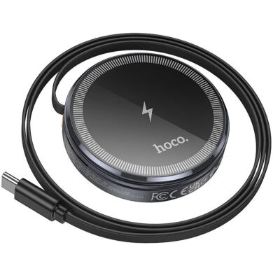Беспроводное зарядное устройство Hoco CQ18 2 in 1 (15W) + iWatch - Metal gray