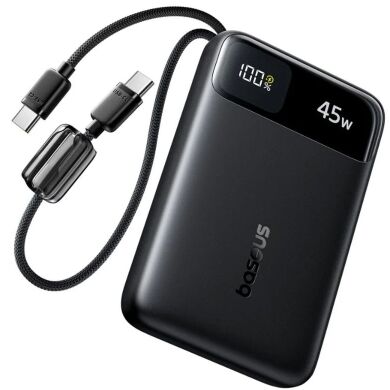 Внешний аккумулятор Baseus EnerFill FC11 45W + кабель Type-C (10000mAh) E00310 - Black