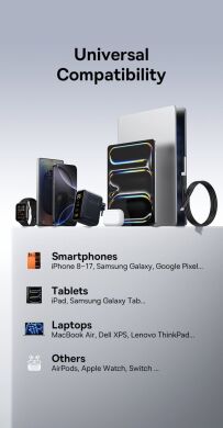 Сетевое зарядное устройство Baseus PicoGo AE21 2C+U 100W + кабель Type-C to Type-C (E0121B00) - Black