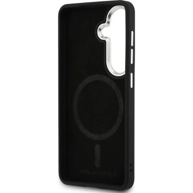 Защитный чехол Karl Lagerfeld Embossed Ring RSG Logo MagSafe для Samsung Galaxy S26 (S942) KLHMS26SPSKRSGEK - Black