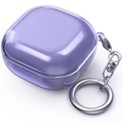 Защитный чехол AHASTYLE Crystal Case для Samsung Galaxy Buds Live / Buds Pro / Buds 2 / Buds 2 Pro / Buds FE - Transparent Purple