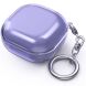 Защитный чехол AHASTYLE Crystal Case для Samsung Galaxy Buds Live / Buds Pro / Buds 2 / Buds 2 Pro / Buds FE - Transparent Purple. Фото 1 из 7