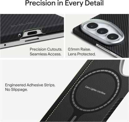 Ультратонкий чехол Pitaka Edge Ultra-Slim Case (FF) для Samsung Galaxy Fold 8 Ultra (FBFOLD8) - Black