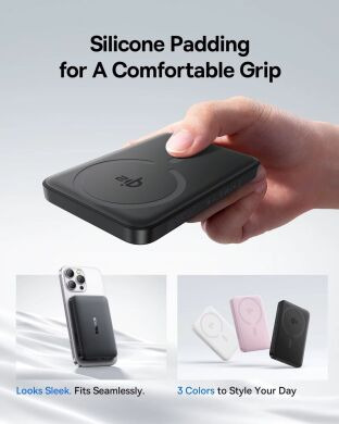 Внешний аккумулятор Baseus EnerFill FM12 Qi2 Magnetic 22.5W (10000mAh) E0028500 - Cosmic Black