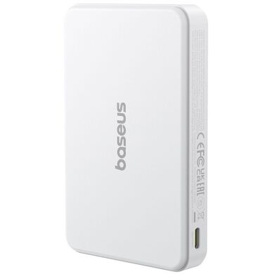 Зовнішній акумулятор Baseus Airpow 2 Qi2 22.5W (10000mAh) P10080000213-00 - White
