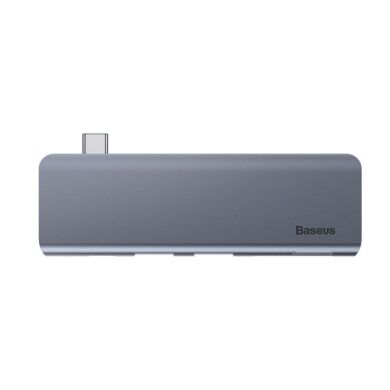 Type-C HUB Baseus Harmonica 5 in 1 (CAHUB-K0G) - Deep Grey