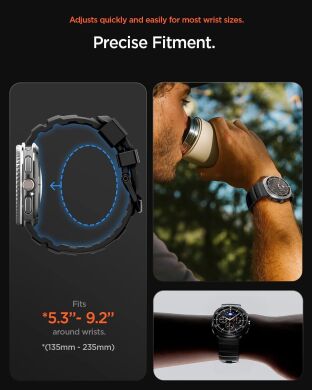 Ремешок Spigen WBS2 Band для Samsung Galaxy Watch 8 (40/44mm) / 8 Classic (AMP10151) - Black