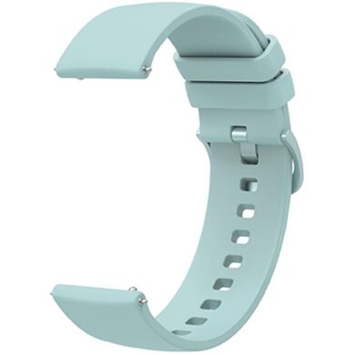 Ремінець Deexe Soft Silicone для годинників з шириною кріплення 18 мм - Light Green
