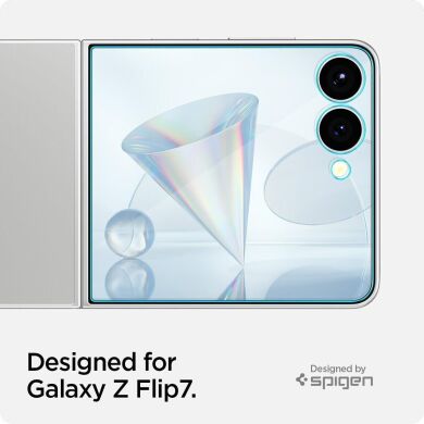 Комплект защитных стекол Spigen (SGP) GLAS.tR EZ Fit Sensor Protected для Samsung Galaxy Flip 7 (AGL09585)