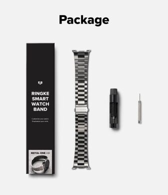 Ремінець Ringke Metal One Air для Samsung Galaxy Watch 8 (40/44mm) / 8 Classic 8800328813786 - Silver
