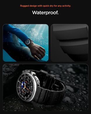 Ремешок Spigen WBS2 Band для Samsung Galaxy Watch 8 (40/44mm) / 8 Classic (AMP10151) - Black