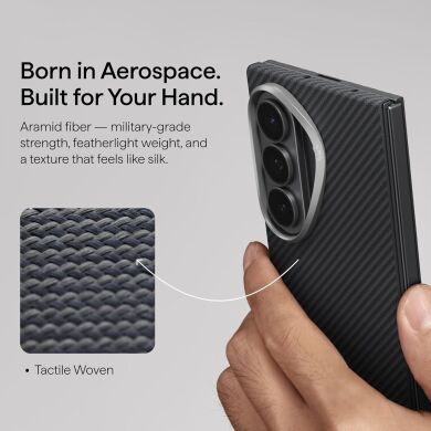 Ультратонкий чехол Pitaka Edge Ultra-Slim Case (FF) для Samsung Galaxy Fold 8 Ultra (FBFOLD8) - Black