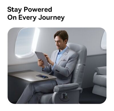 Сетевое зарядное устройство Baseus PicoGo AE21 2C+U 100W + кабель Type-C to Type-C (E0121B00) - Black