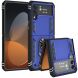 Защитный чехол Deexe Armor Case (FF) для Samsung Galaxy Flip 4 - Blue. Фото 2 из 8