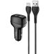 Автомобильное зарядное устройство Hoco Z36 (2USB, 2.4A) + кабель Type-C - Black. Фото 2 из 6