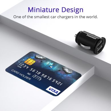 Автомобильное зарядное устройство Tronsmart C24 24W Dual USB Port