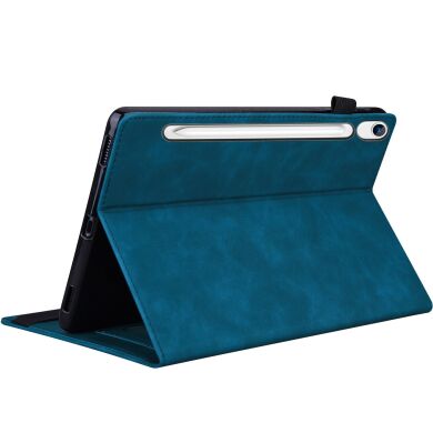 Чехол Deexe Business Style для Samsung Galaxy Tab S9 FE / Tab S10 Lite / Tab S10 FE - Blue