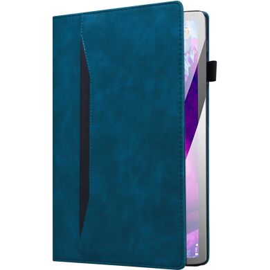 Чехол Deexe Business Style для Samsung Galaxy Tab S9 FE / Tab S10 Lite / Tab S10 FE - Blue
