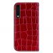 Чехол Deexe Glittery Crocodile для Samsung Galaxy A7 2018 (A750) - Red. Фото 3 из 11