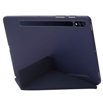 Чохол Deexe Origami Series для Samsung Galaxy Tab S10 Plus - Dark Blue