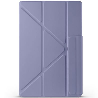 Чeхол Deexe Origami Series для Samsung Galaxy Tab S9 / S9 FE / S10 FE (X710/716/510/516/520/526) - Lavender Purple
