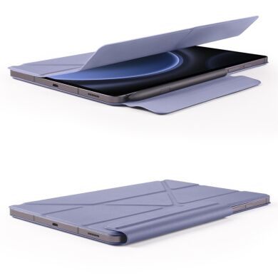 Чeхол Deexe Origami Series для Samsung Galaxy Tab S9 / S9 FE / S10 FE (X710/716/510/516/520/526) - Lavender Purple