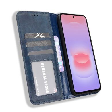 Чехол Deexe Retro Style для Samsung Galaxy A27 (A276) - Blue