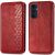 Чохол Deexe Rhombus Wallet для Samsung Galaxy A16 (A165) - Red