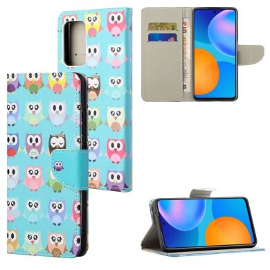 Чохол-книжка Deexe Color Wallet для Samsung Galaxy A33 - Cute Owls
