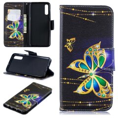 Чохол-книжка Deexe Color Wallet для Samsung Galaxy A50 (A505) / A30s (A307) / A50s (A507) - Colorized Butterfly