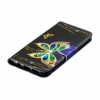 Чехол-книжка Deexe Color Wallet для Samsung Galaxy A50 (A505) / A30s (A307) / A50s (A507) - Colorized Butterfly