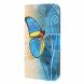 Чехол-книжка Deexe Color Wallet для Samsung Galaxy M20 (M205) - Blue Butterfly. Фото 4 из 5