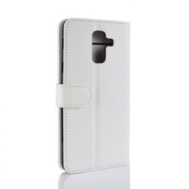 Чехол-книжка Deexe Wallet Style для Samsung Galaxy A6+ 2018 (A605) - White