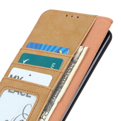 Чехол-книжка KHAZNEH Retro Wallet для Samsung Galaxy A02 (A022) - Khaki