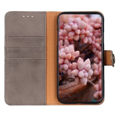 Чехол-книжка KHAZNEH Wallet Cover для Samsung Galaxy S25 FE (S731) - Khaki