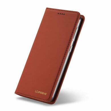 Чехол-книжка LC.IMEEKE LC-002 для Samsung Galaxy A30 (A305) / A20 (A205) - Brown