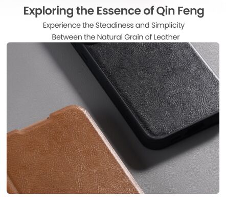 Чехол-книжка NILLKIN Qin Pro для Samsung Galaxy S25 Edge (S937) - Black