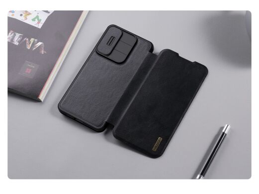 Чехол-книжка NILLKIN Qin Pro для Samsung Galaxy S25 Edge (S937) - Black