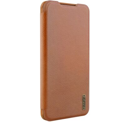 Чехол-книжка NILLKIN Qin Pro для Samsung Galaxy S25 Edge (S937) - Brown