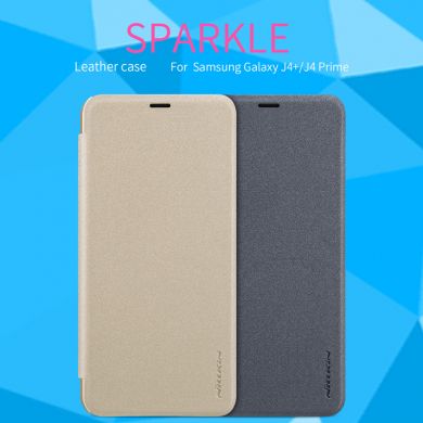 Чехол-книжка NILLKIN Sparkle Series для Samsung Galaxy J4+ (J415) - Grey