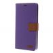 Чехол-книжка ROAR KOREA Cloth Texture для Samsung Galaxy Note 9 - Purple. Фото 3 из 7