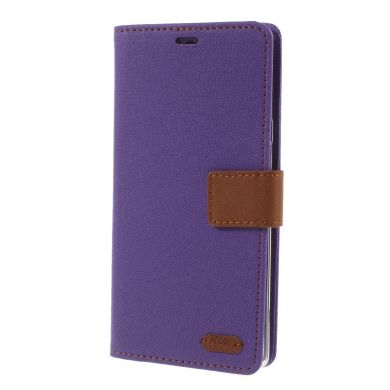 Чехол-книжка ROAR KOREA Cloth Texture для Samsung Galaxy Note 9 - Purple